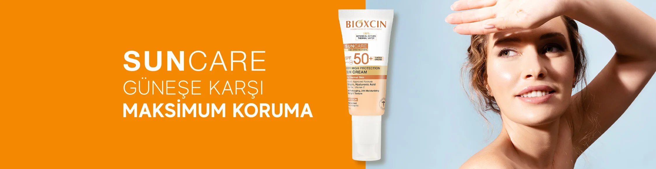 Normal ve Kuru Ciltler için Renkli Güneş Kremi 50+ SPF