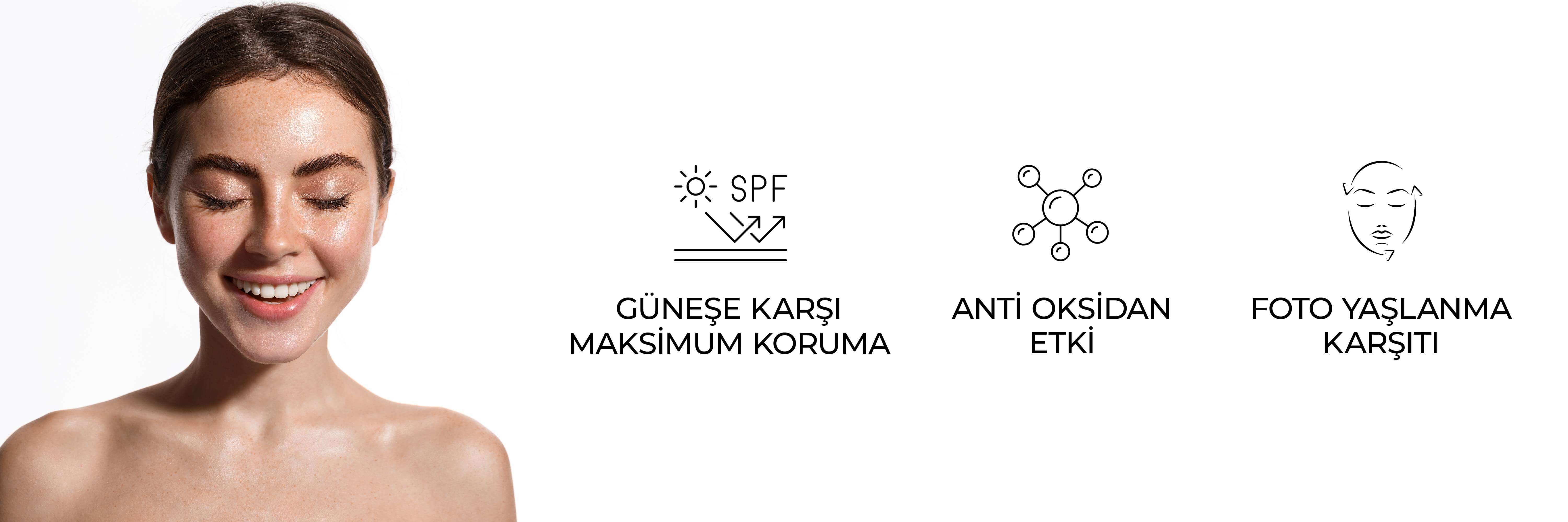 Akneye Eğilimli Ciltler için Güneş Kremi 50+ SPF - 150 ml